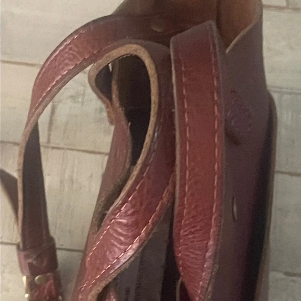 Portland Leather Rich Brown Tote - Picture 4 of 10